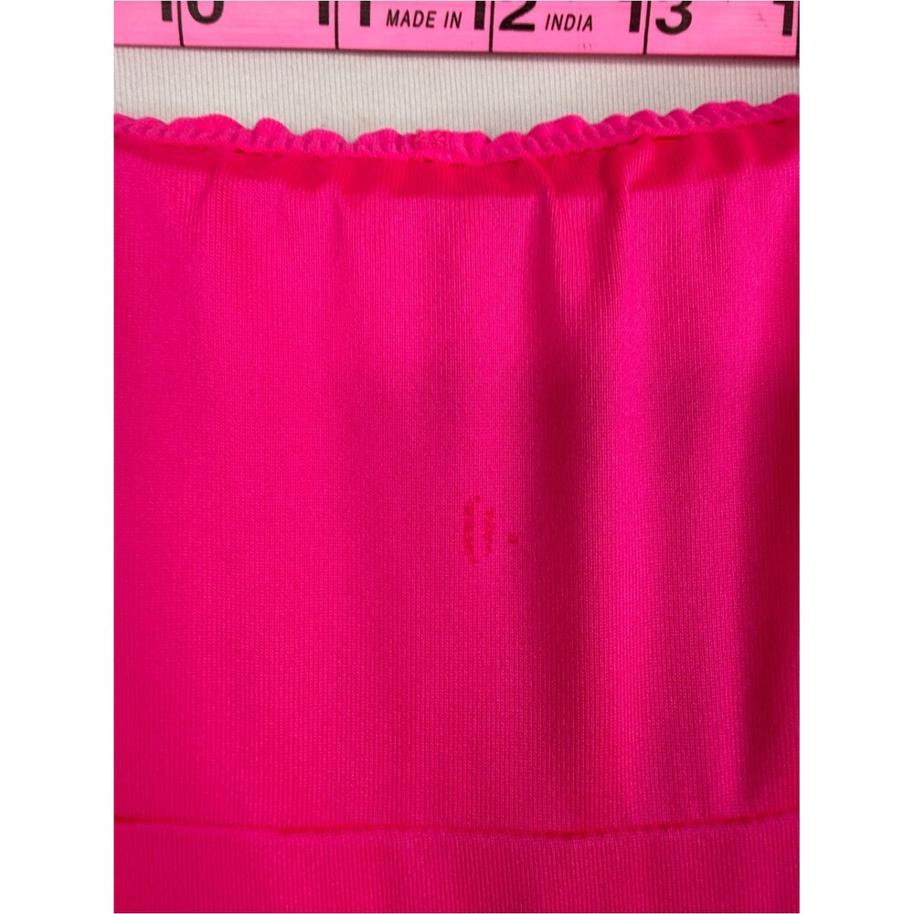 Tail SKORT skirt shorts under neon pink Hot Pink Ruched Tennis Skort - Picture 5 of 10